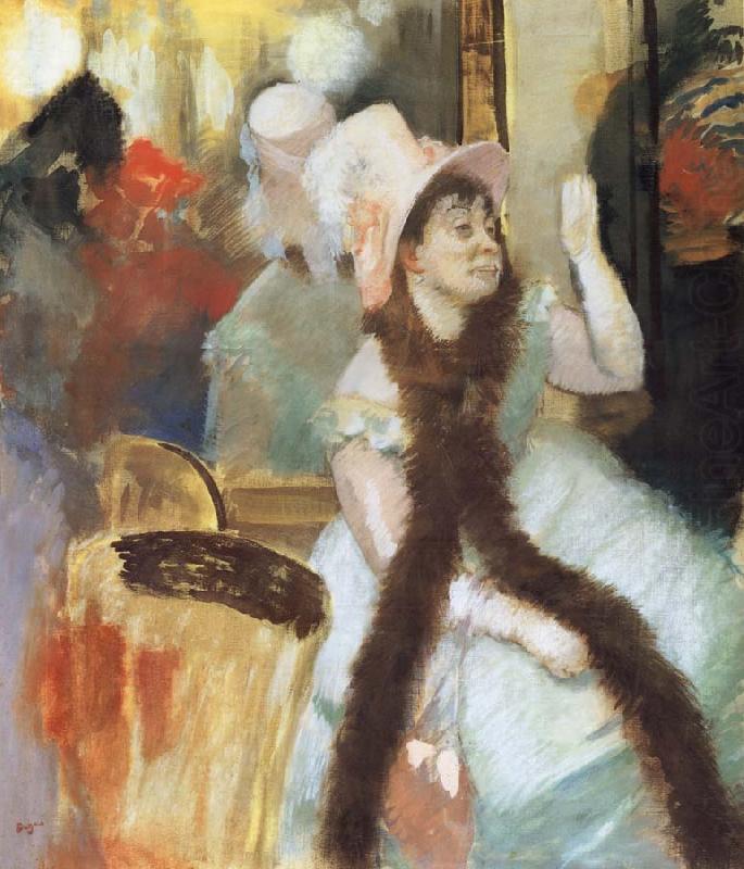 Portrait apres un Bal costume, Edgar Degas